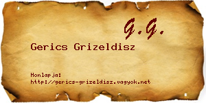 Gerics Grizeldisz névjegykártya